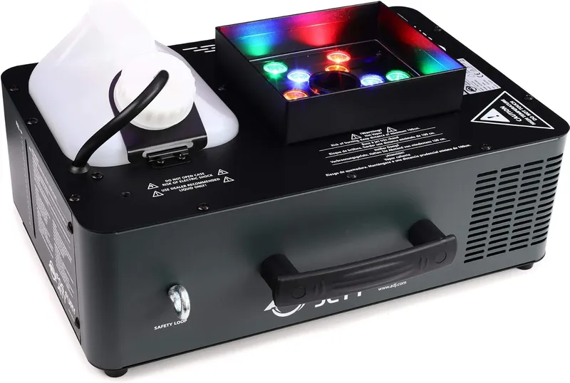 ADJ Fog Fury Jett vertical fog machine, one of the best fog machines for concerts.