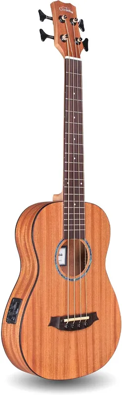 Cordoba Mini II MHE acoustic-electric bass, one of the best bass guitars for small hands.