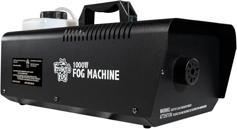 Froggy's Fog FFM-1000 1000-watt fog machine, one of the best fog machines for concerts.