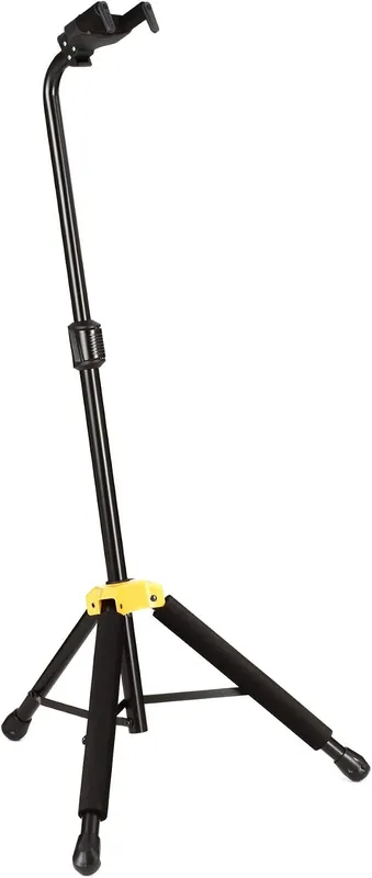 Hercules GS414B PLUS auto grip guitar stand, one of the best stands for acoustic guitars