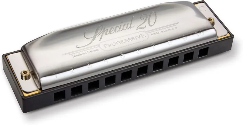 Hohner Special 20 harmonica in the key of C, one of the best small musical instruments.