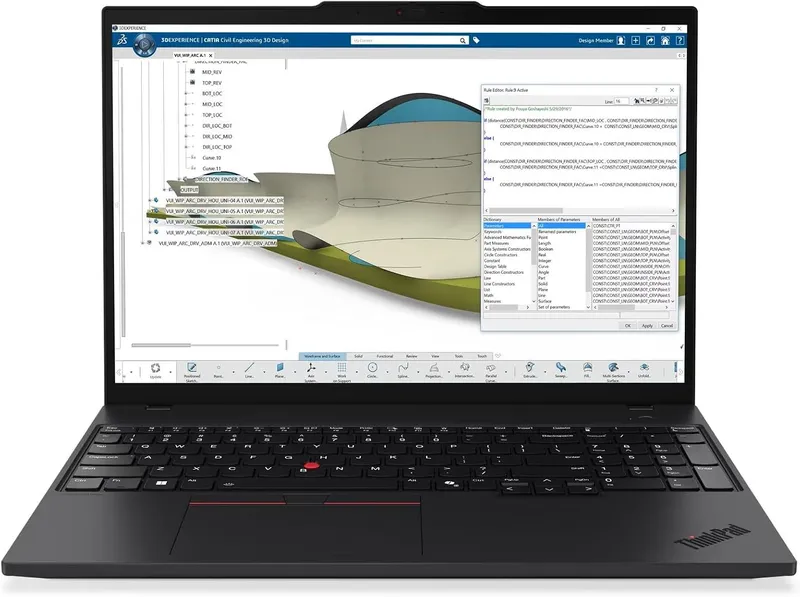 Lenovo ThinkPad P16s Gen 4 workstation laptop.