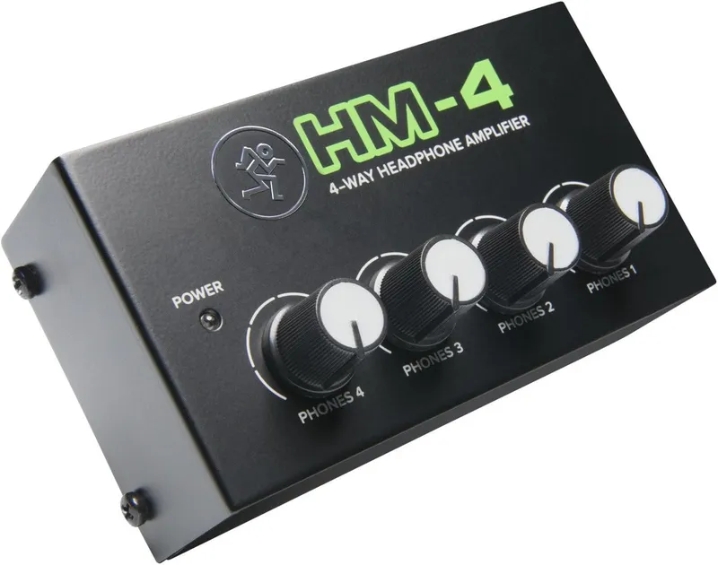 Mackie HM-4 four-channel headphone amplifier.