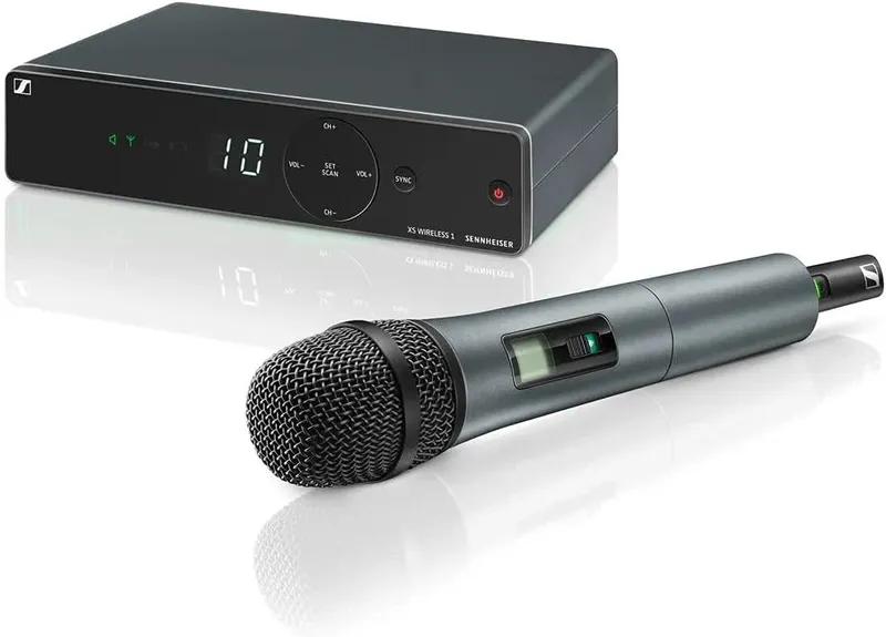 Sennheiser XSW 1-825-A vocal wireless microphone system.