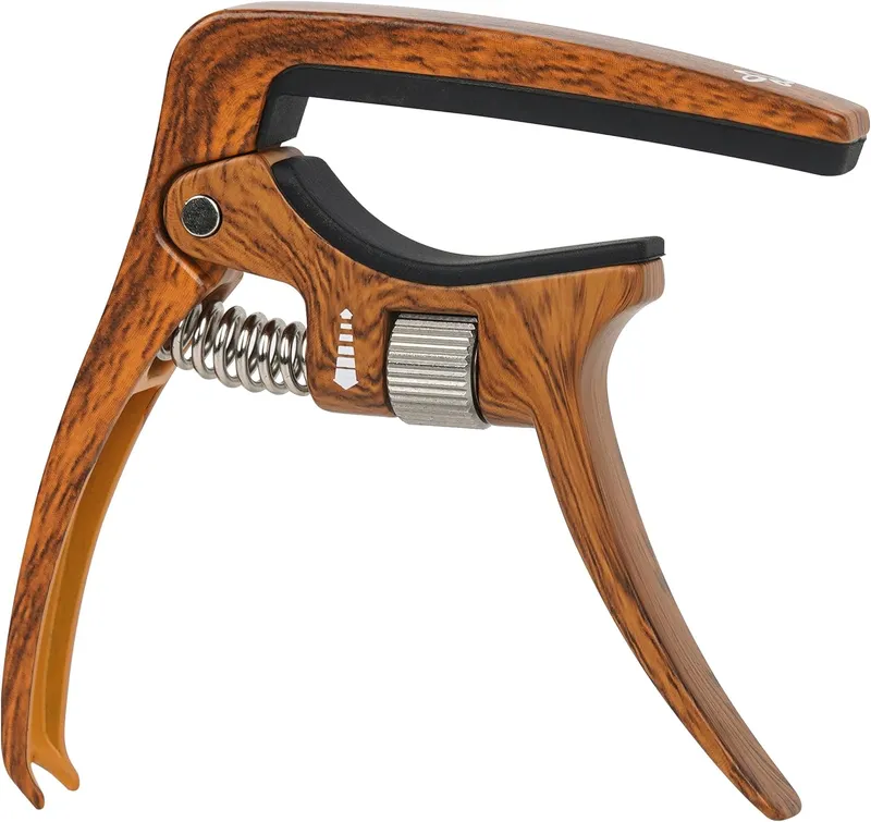 Sondery adjustable quick-release capo, one of the best capos for acoustic guitar.