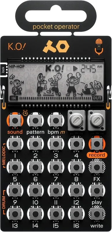 Teenage Engineering PO-33 K.O.! micro sampler, one of the best small musical instruments.