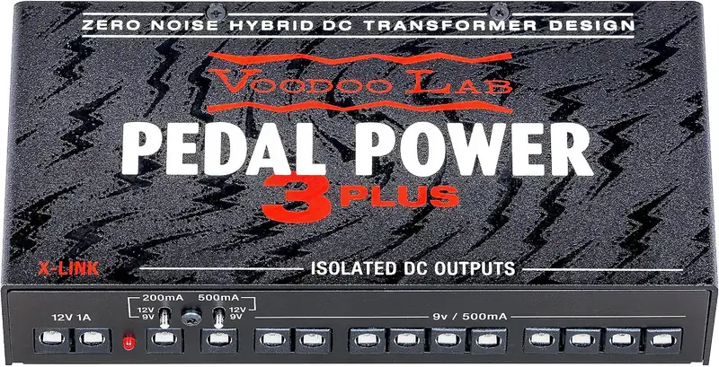 Voodoo Lab Pedal Power 3 PLUS isolated power supply, one of the best power supplies for guitar pedals.