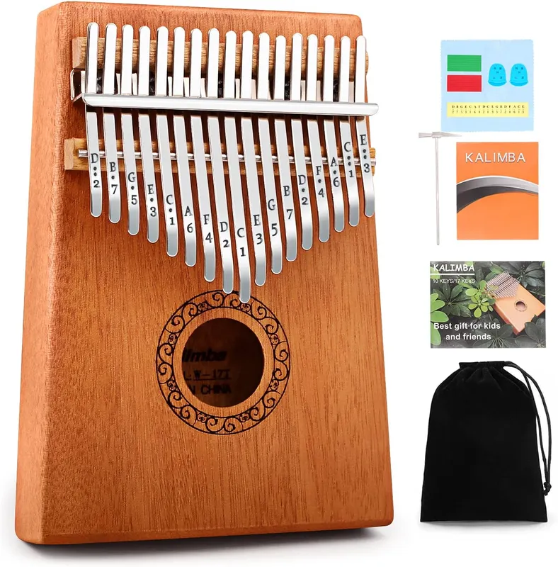 YUNDIE 17-key kalimba thumb piano.